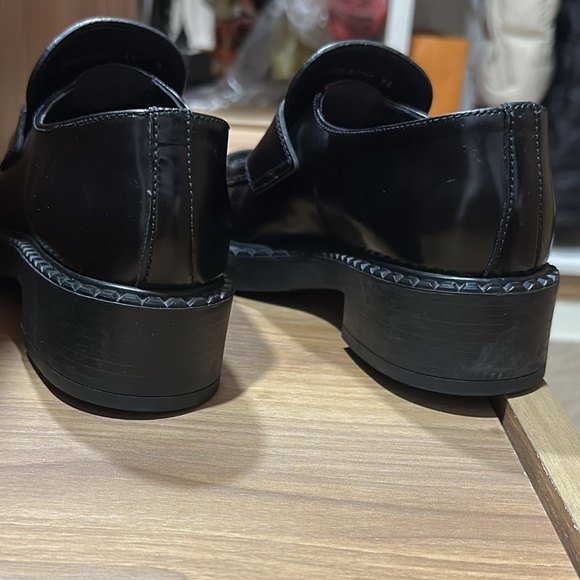 brushed leather Prada loafers - Picture 3 of 6